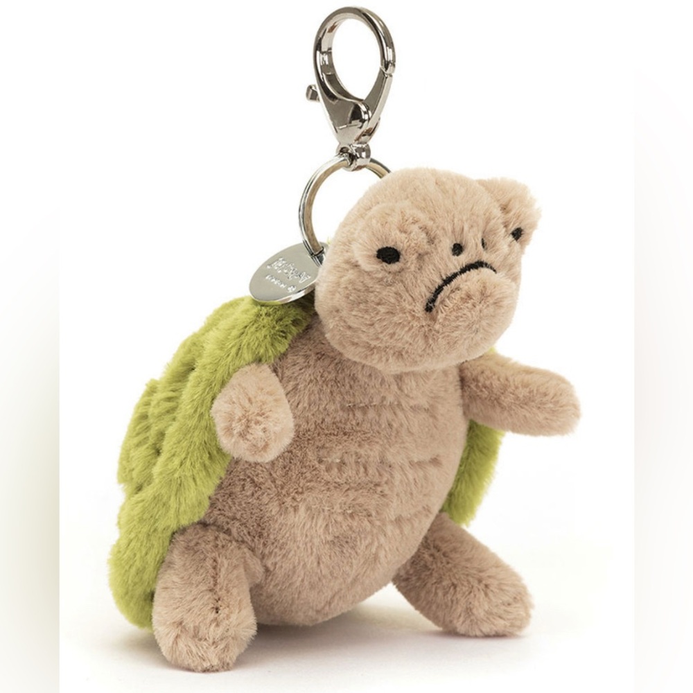Jellycat Timmy Turtle Bag Charm Key Chain